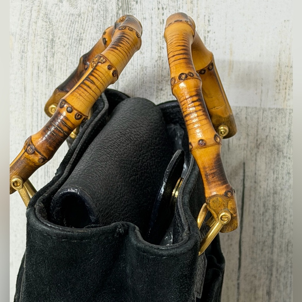Vintage Gucci Mini Bamboo‎ Handbag - Picture 6 of 10
